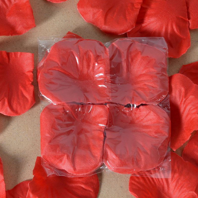 100 pétales de rose artificielle Décorations Florales pour Nuits Romantiques, Mariages, Demandes en Marriage et Anniversaires