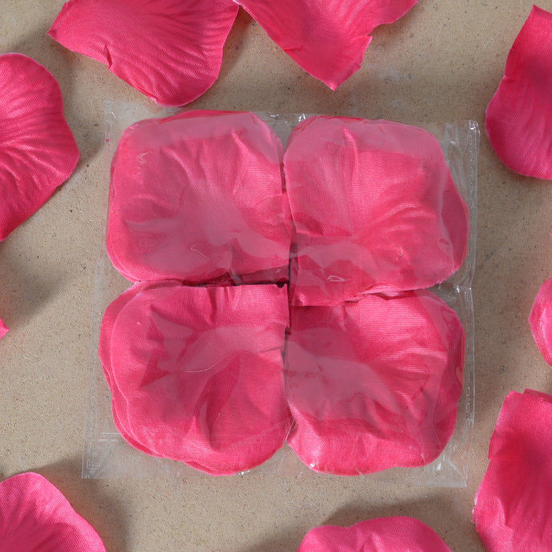 100 pétales de rose artificielle Décorations Florales pour Nuits Romantiques, Mariages, Demandes en Marriage et Anniversaires