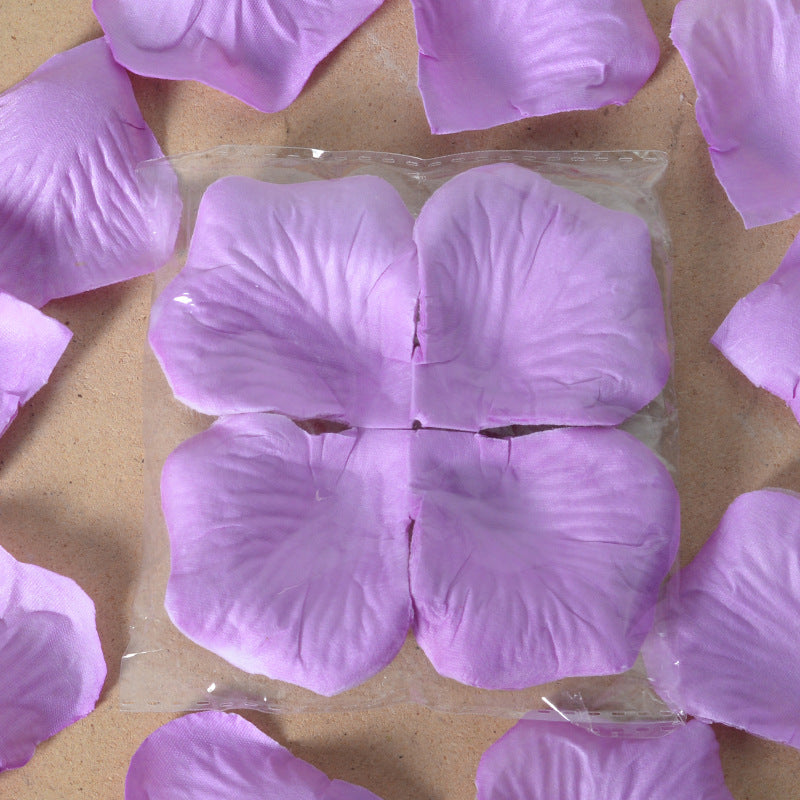 100 pétales de rose artificielle Décorations Florales pour Nuits Romantiques, Mariages, Demandes en Marriage et Anniversaires