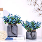 Branche de baies artificielles en plastique, 23 cm, rouge, décoration de Noël, mariage, intérieur