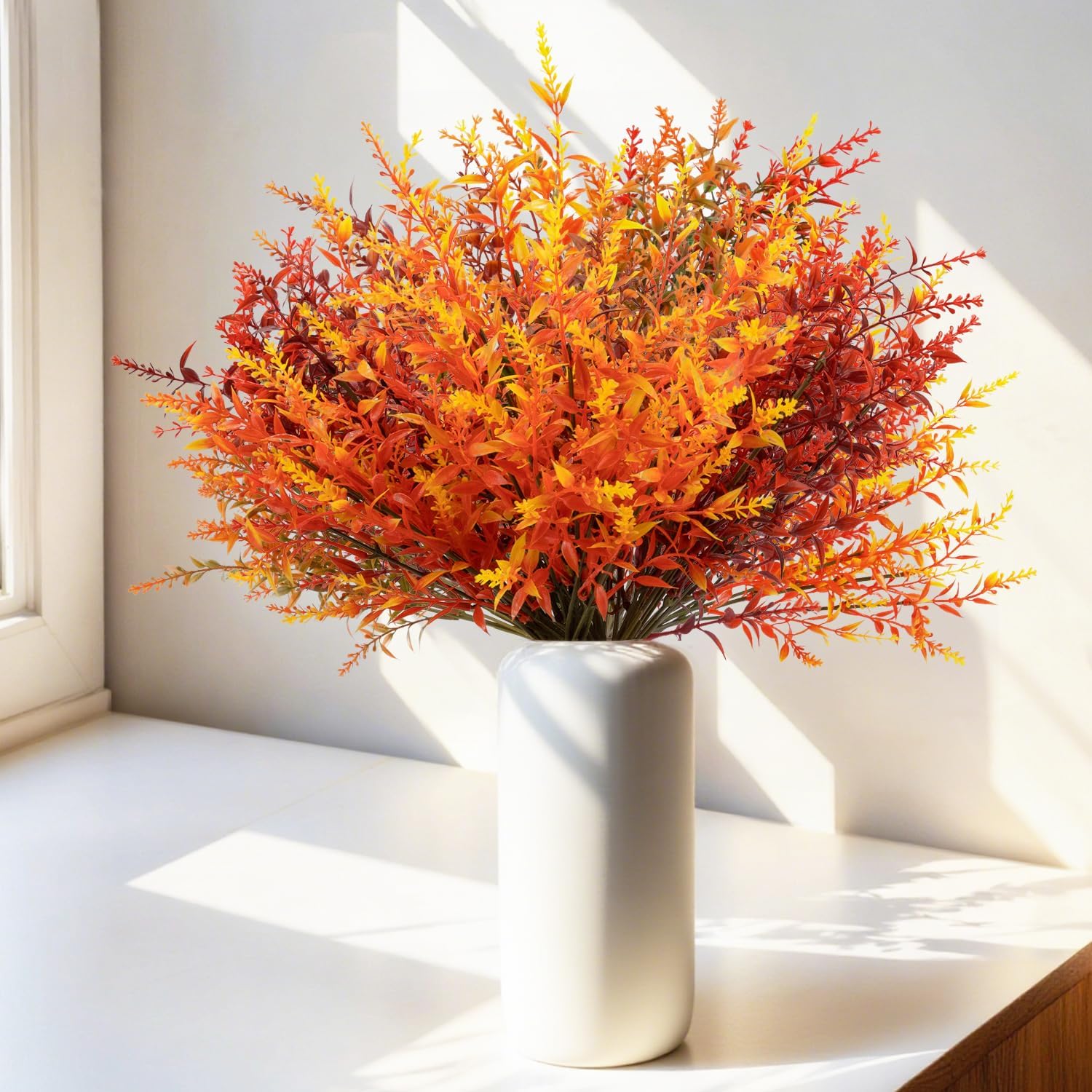 10 bouquets de fleurs artificielles d’automne – Décoration d’automne