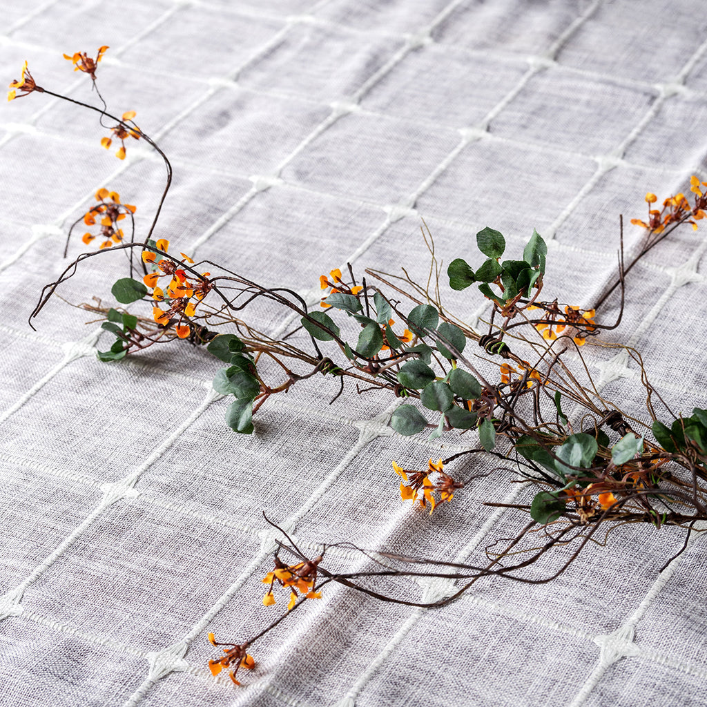 Plante Artificielle Gypsophile, Tige Unique avec 18 Fleurs, 85 cm, Tissu Polyester, Décoration Intérieure