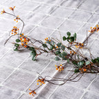 Plante Artificielle Gypsophile, Tige Unique avec 18 Fleurs, 85 cm, Tissu Polyester, Décoration Intérieure