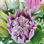 Fleur artificielle Protée Royale, tige unique, 65 cm de haut, en tissu soyeux, pour mariage et décoration intérieure