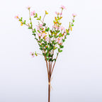 Bouquet de fleurs sauvages en polyester, 18 fleurs, 50 cm, décoration de table, mariage, maison