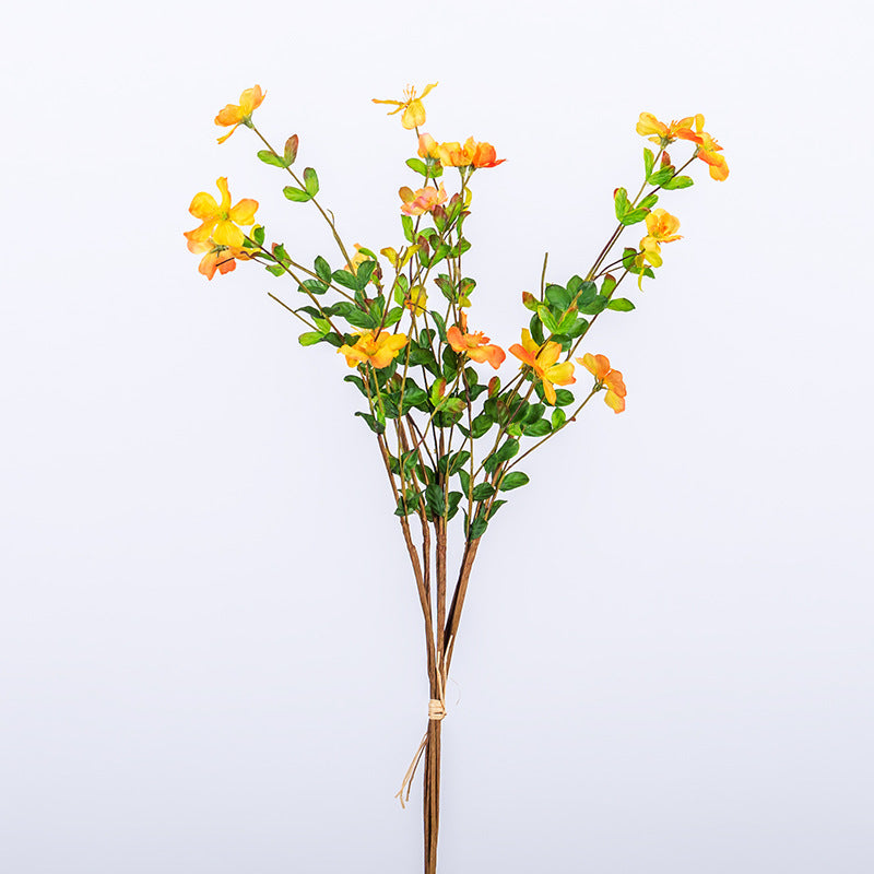 Bouquet de fleurs sauvages en polyester, 18 fleurs, 50 cm, décoration de table, mariage, maison