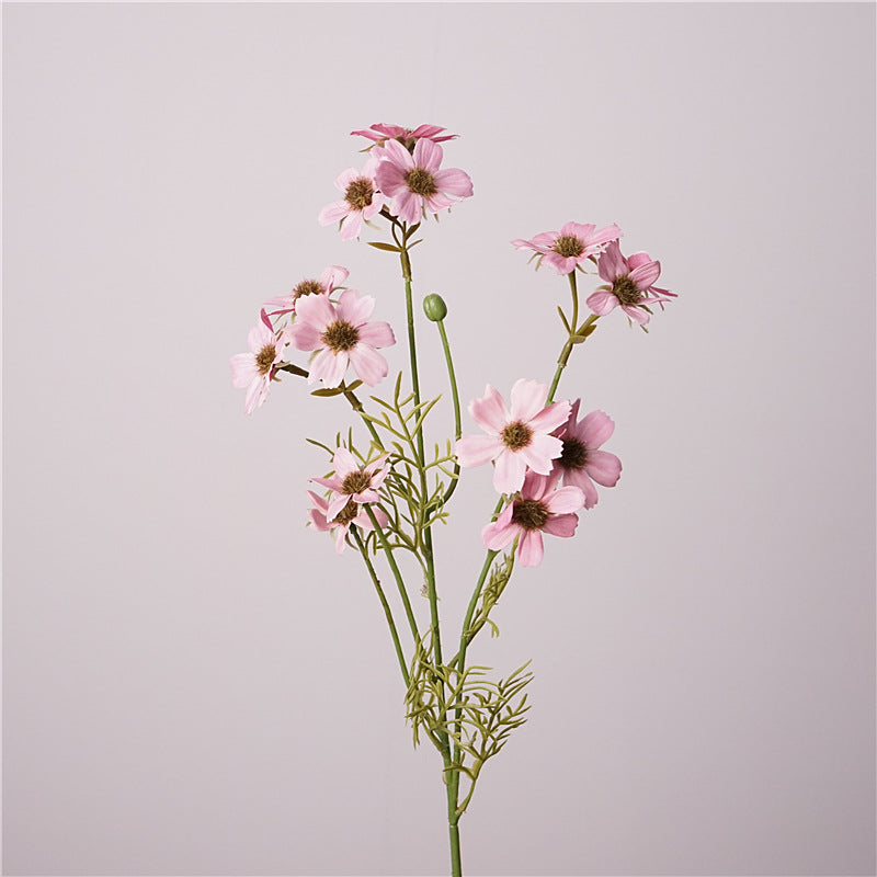 Fleur de Dentelle Artificielle au Toucher Réel, Grande Tige 66 cm, Tons d'Automne, Idéale pour Vase, Déco Maison, Bouquet Bohème