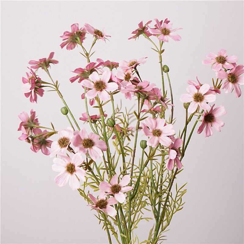 Fleur de Dentelle Artificielle au Toucher Réel, Grande Tige 66 cm, Tons d'Automne, Idéale pour Vase, Déco Maison, Bouquet Bohème