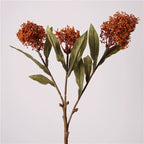 Fleurs artificielles d'automne, 24" en faux-fleur, couleurs café, orange, crème et violet, décoration intérieure, mariage, terrasse, boutique