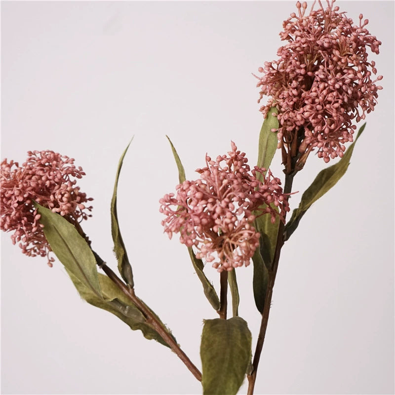 Fleurs artificielles d'automne, 24" en faux-fleur, couleurs café, orange, crème et violet, décoration intérieure, mariage, terrasse, boutique