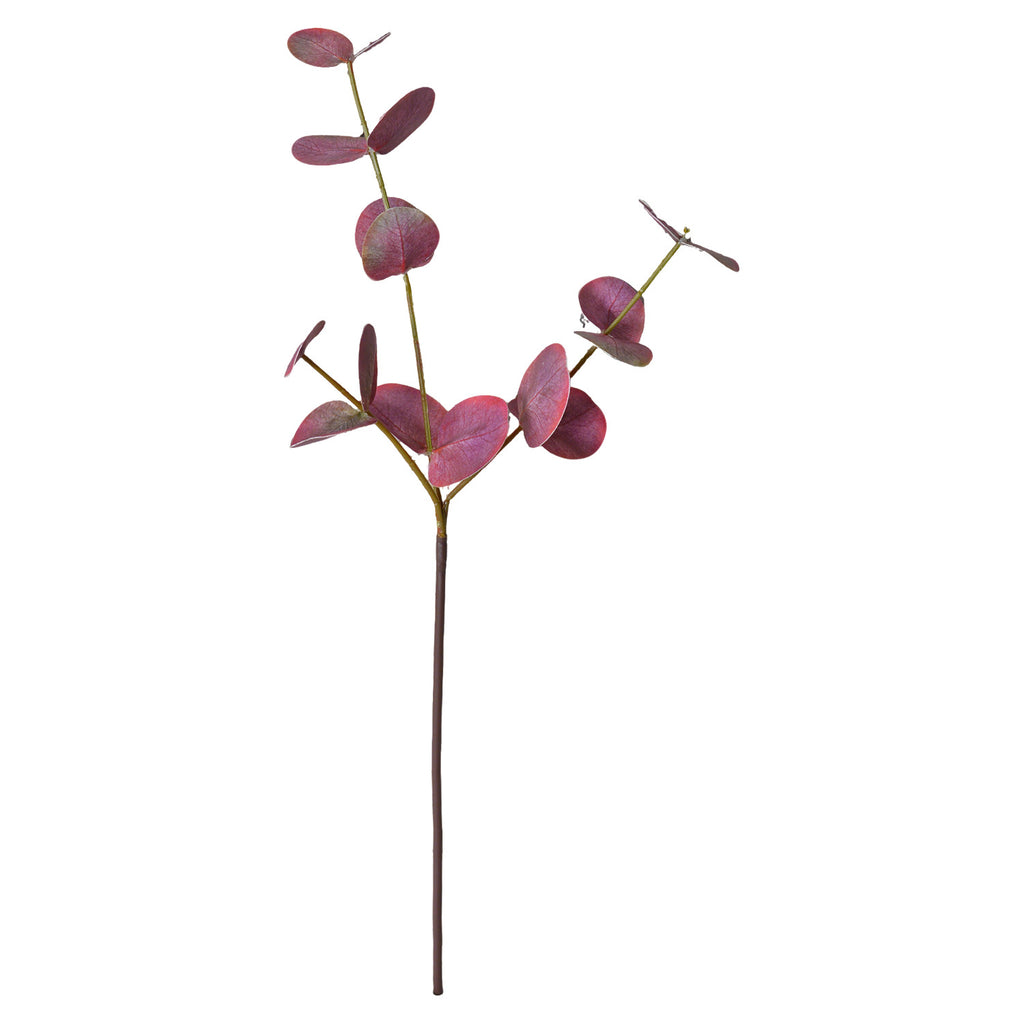 Lot de 2 Branches d'Eucalyptus Artificiel 50cm, Feuillage Touche Réelle, Vert Poudré pour Bouquet, Décoration Mariage, Ambiance Rétro et Champêtre