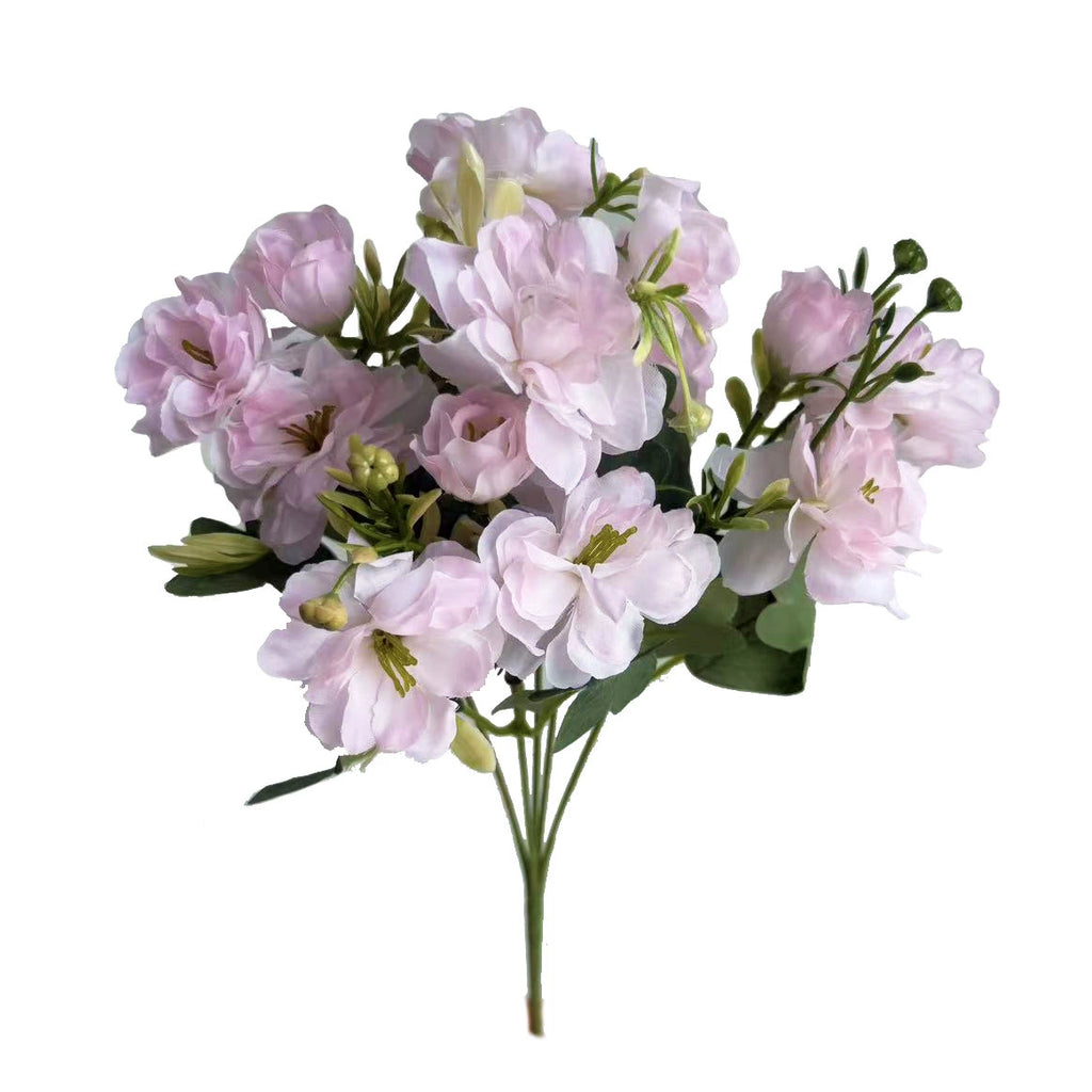 Branche de Camélias Artificiels 37cm, Bouquet de Fleurs au Réalisme Saisissant, Décoration Maison, Mariage Bohème, Charme Champêtre Français