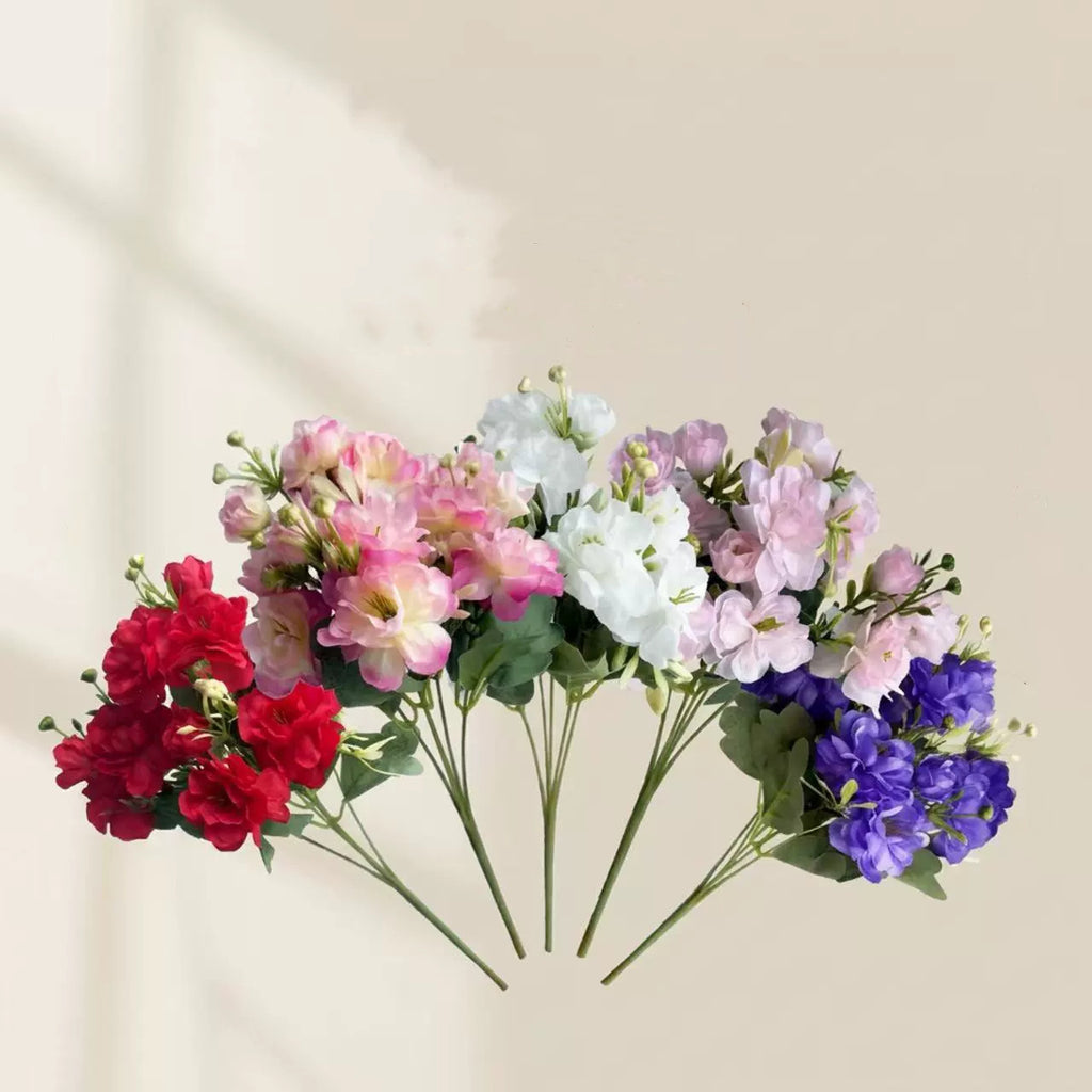 Branche de Camélias Artificiels 37cm, Bouquet de Fleurs au Réalisme Saisissant, Décoration Maison, Mariage Bohème, Charme Champêtre Français