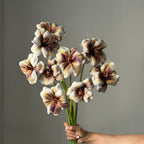 Grandes Tulipes Artificielles 50 cm, Lot de 3, Fleur Éclose Toucher Réel, Élégance Française, Décoration Maison, Mariage Champêtre, Bouquet