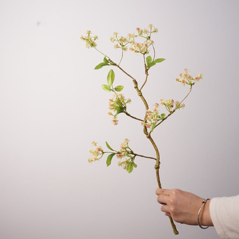 Branche de Fleur Sauvage Artificielle 59cm, Tige d'Automne au Charme Champêtre, Ultra-Réaliste pour Vase, Déco Maison, Mariage, Événementiel