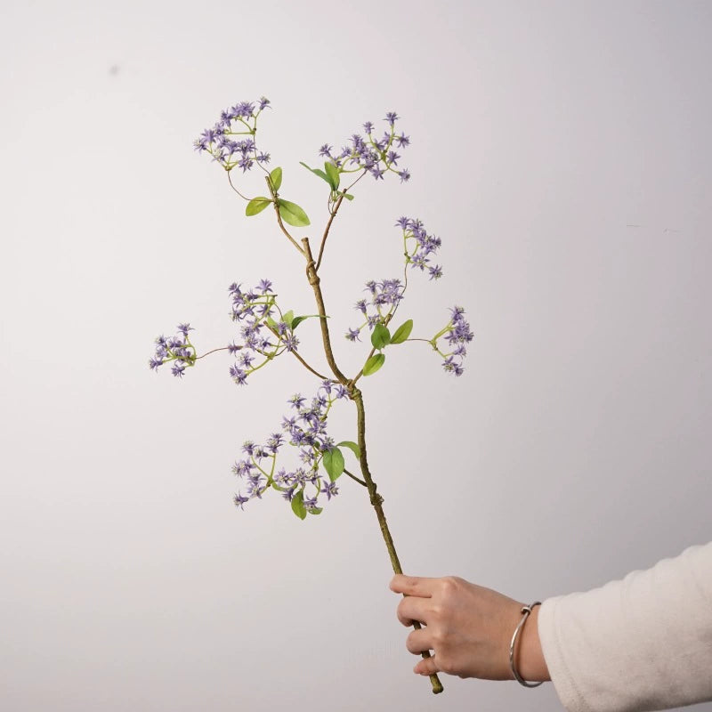Branche de Fleur Sauvage Artificielle 59cm, Tige d'Automne au Charme Champêtre, Ultra-Réaliste pour Vase, Déco Maison, Mariage, Événementiel