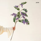 Grande Tige de Lilas Artificiel 91cm, Fleur Aspect Naturel, Décoration Maison de Campagne, Vase, Mariage Bohème, Composition Florale Élégante