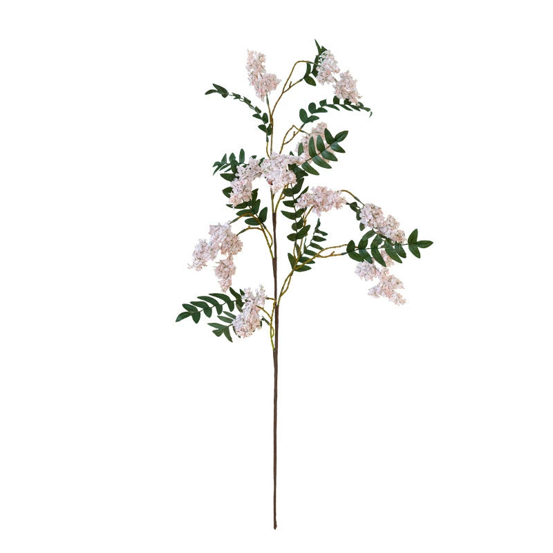 Grande Tige de Lilas Artificiel 91cm, Fleur Aspect Naturel, Décoration Maison de Campagne, Vase, Mariage Bohème, Composition Florale Élégante
