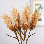 Grande Herbe de la Pampa Artificielle 100cm, Roseau Décoratif Aspect Naturel, Déco Bohème Champêtre pour Vase, Maison, Mariage