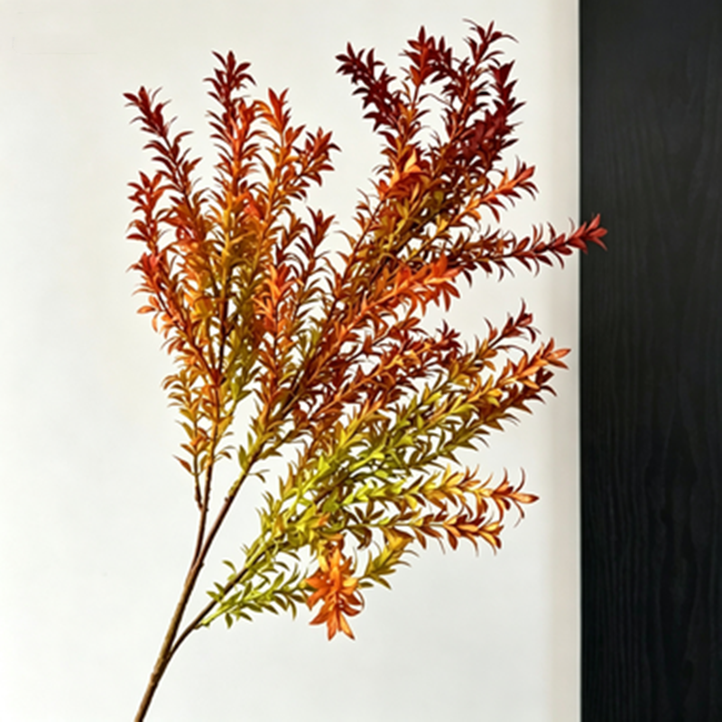 Lot de 2 Graminées Artificielles 75cm, Herbe Décorative Effet Naturel, Touche Rétro Automnale, pour Vase, Décor Maison, Mariage Champêtre