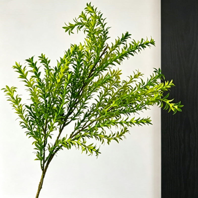 Lot de 2 Graminées Artificielles 75cm, Herbe Décorative Effet Naturel, Touche Rétro Automnale, pour Vase, Décor Maison, Mariage Champêtre