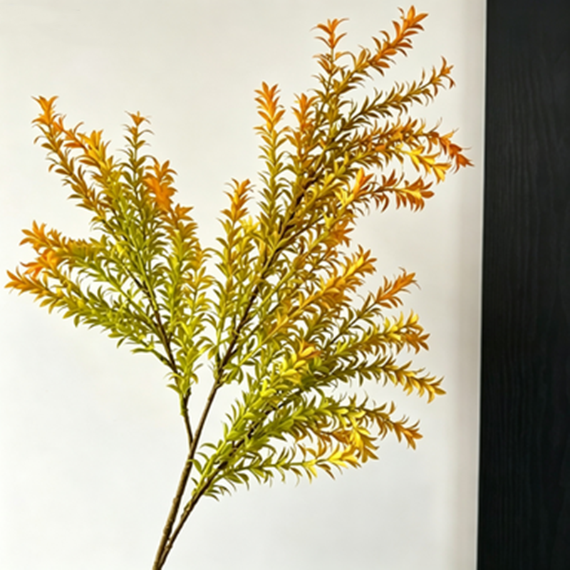 Lot de 2 Graminées Artificielles 75cm, Herbe Décorative Effet Naturel, Touche Rétro Automnale, pour Vase, Décor Maison, Mariage Champêtre