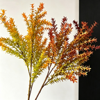 Lot de 2 Graminées Artificielles 75cm, Herbe Décorative Effet Naturel, Touche Rétro Automnale, pour Vase, Décor Maison, Mariage Champêtre