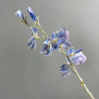 Fleurs Artificielles Pois de Senteur, Grande Tige 63 cm, Toucher Réel, Bouquet Décoratif pour Vase, Maison, Mariage Champêtre, Ambiance Rétro