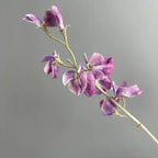 Fleurs Artificielles Pois de Senteur, Grande Tige 63 cm, Toucher Réel, Bouquet Décoratif pour Vase, Maison, Mariage Champêtre, Ambiance Rétro