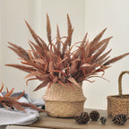Herbe Queue-de-Renard Artificielle 70 cm, Graminée Décorative Aspect Naturel, Tons d'Automne, pour Bouquet Champêtre, Vase, Déco Bohème, Mariage