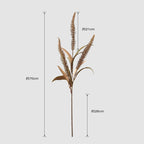 Herbe Queue-de-Renard Artificielle 70 cm, Graminée Décorative Aspect Naturel, Tons d'Automne, pour Bouquet Champêtre, Vase, Déco Bohème, Mariage