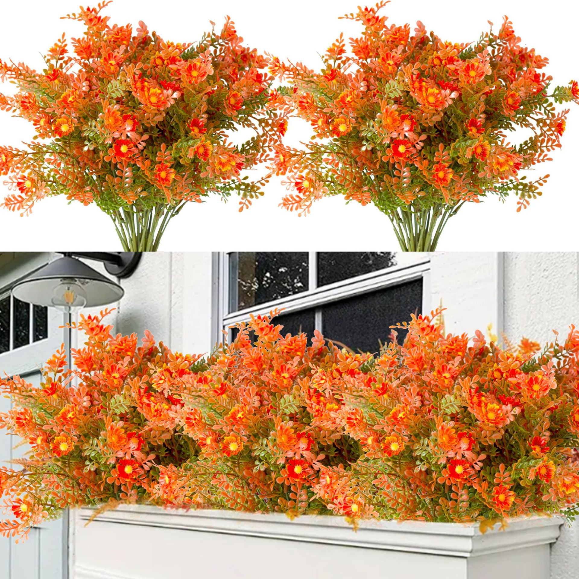 Eucalyptus Artificiel 35 cm, Faux Fleurs, Décoration Élégante pour Mariages, Intérieur et Extérieur, Idéal pour Vases et Terrasses