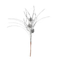 Bouquet de Noël 10 branches avec cônes de pin, décorations scintillantes or et argent, 50 cm, parfait pour mariage, décoration intérieure, Noël, événements