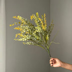 Branche d'Eucalyptus Artificielle 64 cm, Toucher Réel, Rose Gris Poudré, Décoration Maison, Mariage, Bouquet, Style Campagne Chic