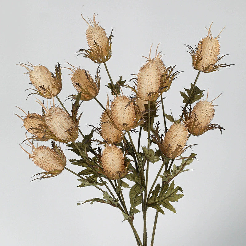 Fleurs artificielles réalistes 3 têtes en velours doux, 70 cm, couleurs café, blanc automnal, violet profond, décoration intérieure, mariage, jardin