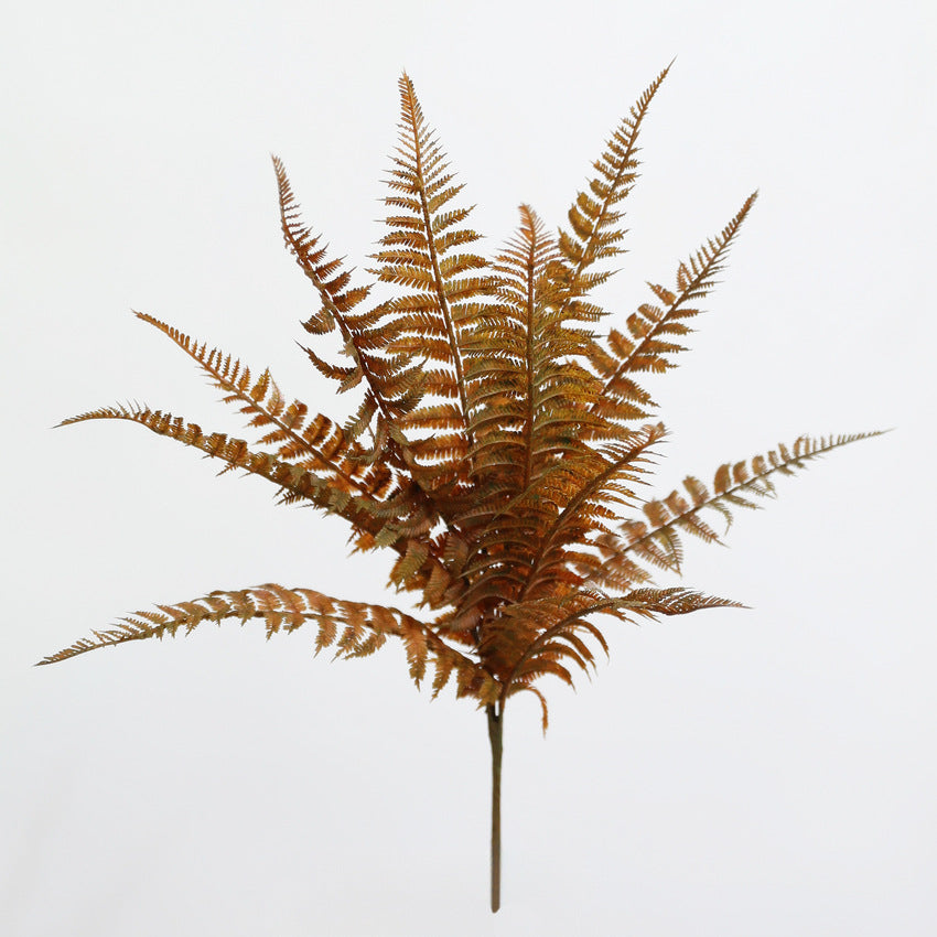 Plantes artificielles feuilles de fougère automnale, 42-50 cm, décor mural élégant, idéal pour mariage, décoration intérieure et extérieur