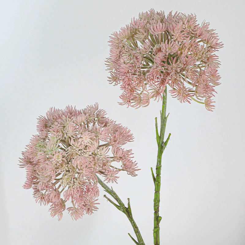 Grande Fleur de Pissenlit Artificielle 47 cm, Allium Duveteux Effet Réaliste, Tige pour Vase, Décoration Maison, Mariage Champêtre