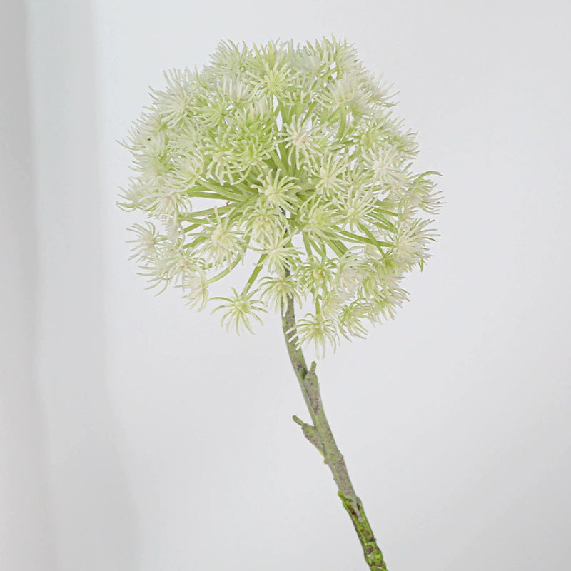 Grande Fleur de Pissenlit Artificielle 47 cm, Allium Duveteux Effet Réaliste, Tige pour Vase, Décoration Maison, Mariage Champêtre