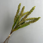 Faux Épis de Blé Naturels 53 cm, Décoration Élégante en Orange, Vert, Jaune, Idéal pour Mariages, Intérieurs et Espaces Extérieurs