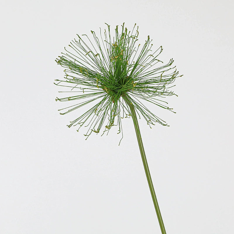 Tige de Papyrus Artificiel, Grande Fleur d'Ail Décorative 63/82cm, Aspect Naturel pour Vase, Décoration Maison, Mariage Champêtre, Style Rétro