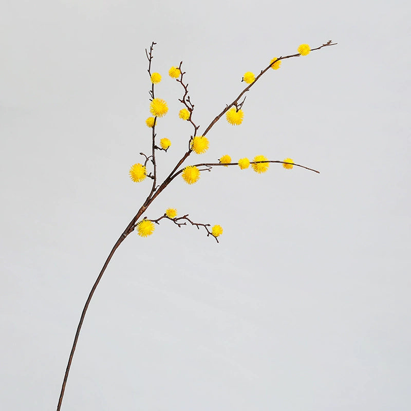 Branche de Ricin Artificielle 100cm, Grande Tige Décorative Aspect Naturel, Fausse Plante Champêtre pour Vase, Décor Maison, Mariage Bohème