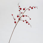 Branche de Ricin Artificielle 100cm, Grande Tige Décorative Aspect Naturel, Fausse Plante Champêtre pour Vase, Décor Maison, Mariage Bohème
