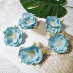 Tête de Camélia Artificielle 6 cm, Fleur Ultra-Réaliste au Charme Français, pour DIY Mariage, Déco Maison, Accessoire Cheveux, Bricolage