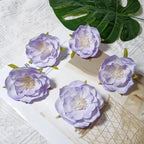 Tête de Camélia Artificielle 6 cm, Fleur Ultra-Réaliste au Charme Français, pour DIY Mariage, Déco Maison, Accessoire Cheveux, Bricolage