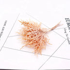 Branche Feuille Artificielle Givrée 15 cm, Tige Succulente Poudrée, Déco Mariage Champêtre, DIY, Loisirs Créatifs, Ambiance Vintage