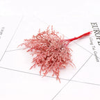 Branche Feuille Artificielle Givrée 15 cm, Tige Succulente Poudrée, Déco Mariage Champêtre, DIY, Loisirs Créatifs, Ambiance Vintage