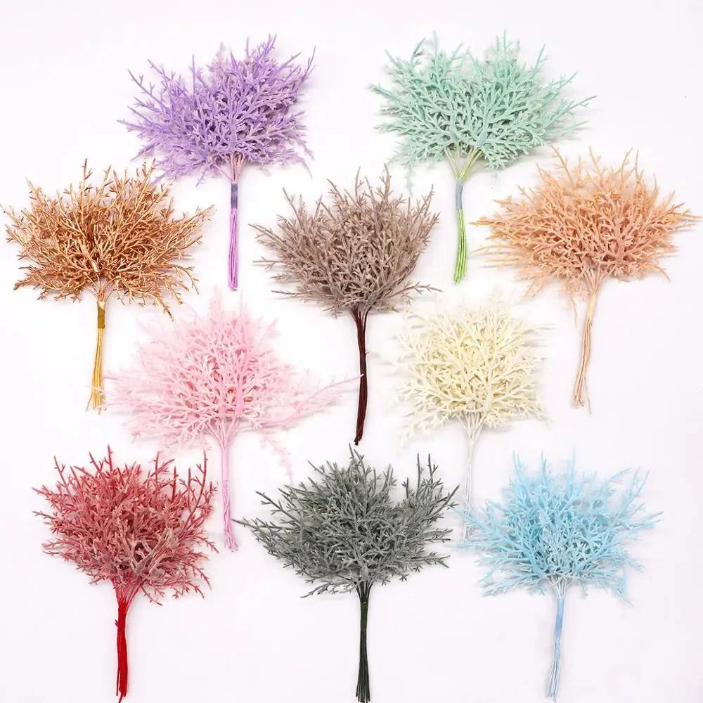 Branche Feuille Artificielle Givrée 15 cm, Tige Succulente Poudrée, Déco Mariage Champêtre, DIY, Loisirs Créatifs, Ambiance Vintage