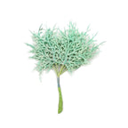 Branche Feuille Artificielle Givrée 15 cm, Tige Succulente Poudrée, Déco Mariage Champêtre, DIY, Loisirs Créatifs, Ambiance Vintage