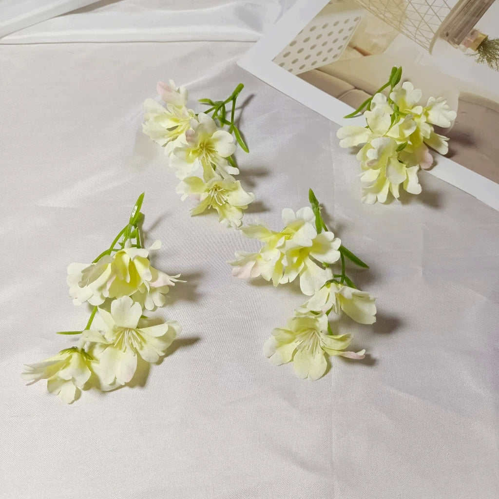 Tige de Fleur Sauvage Artificielle 10 cm, Lot pour DIY Mariage, Corsage, Boutonnière, Décoration Cadeau, Ambiance Champêtre et Poétique
