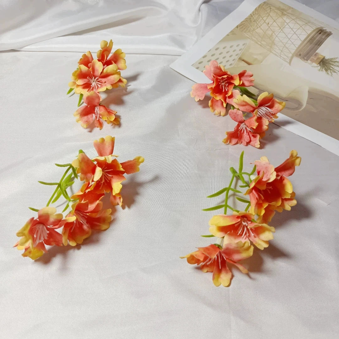 Tige de Fleur Sauvage Artificielle 10 cm, Lot pour DIY Mariage, Corsage, Boutonnière, Décoration Cadeau, Ambiance Champêtre et Poétique
